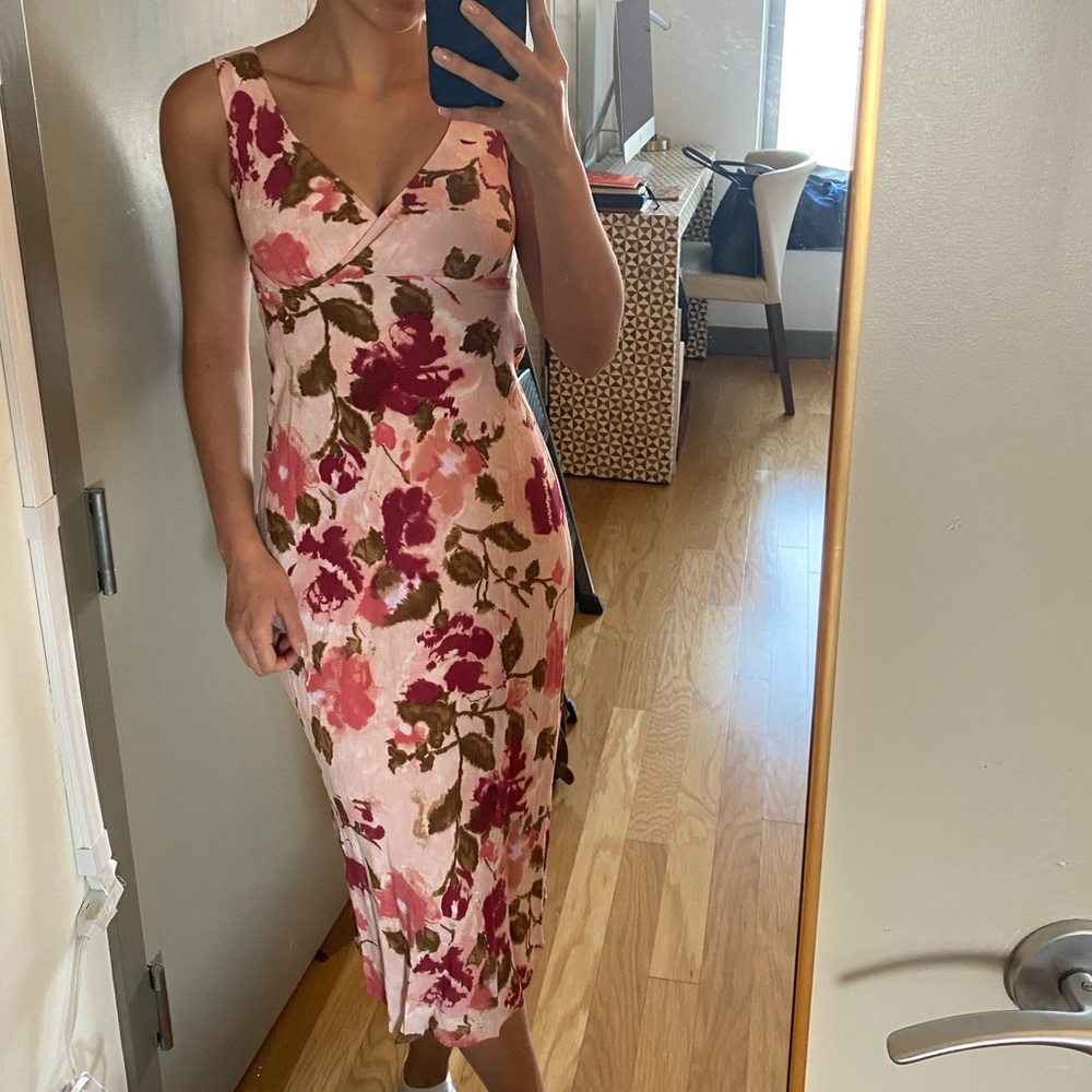 Floral Reformation Vintage Midi dress